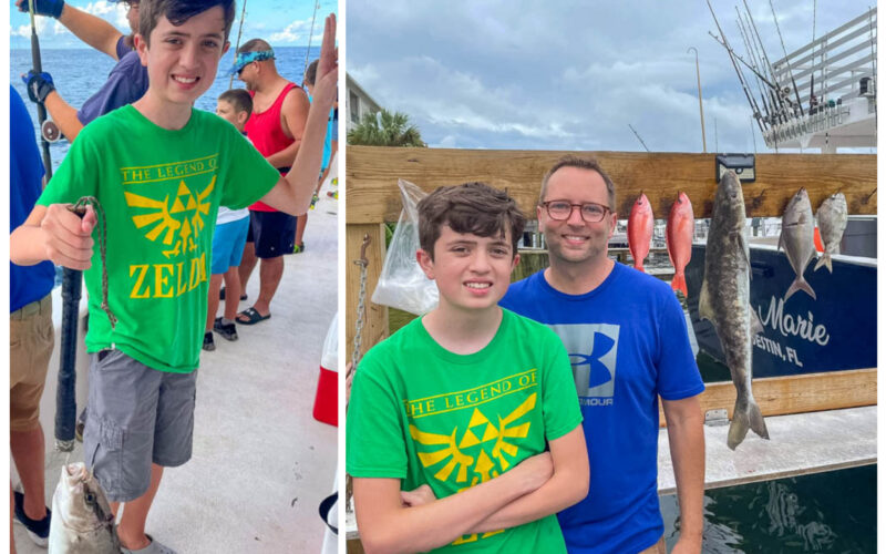 Fish caught at Captains for Kids