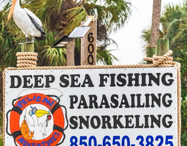 Sign at Pelican Adventures